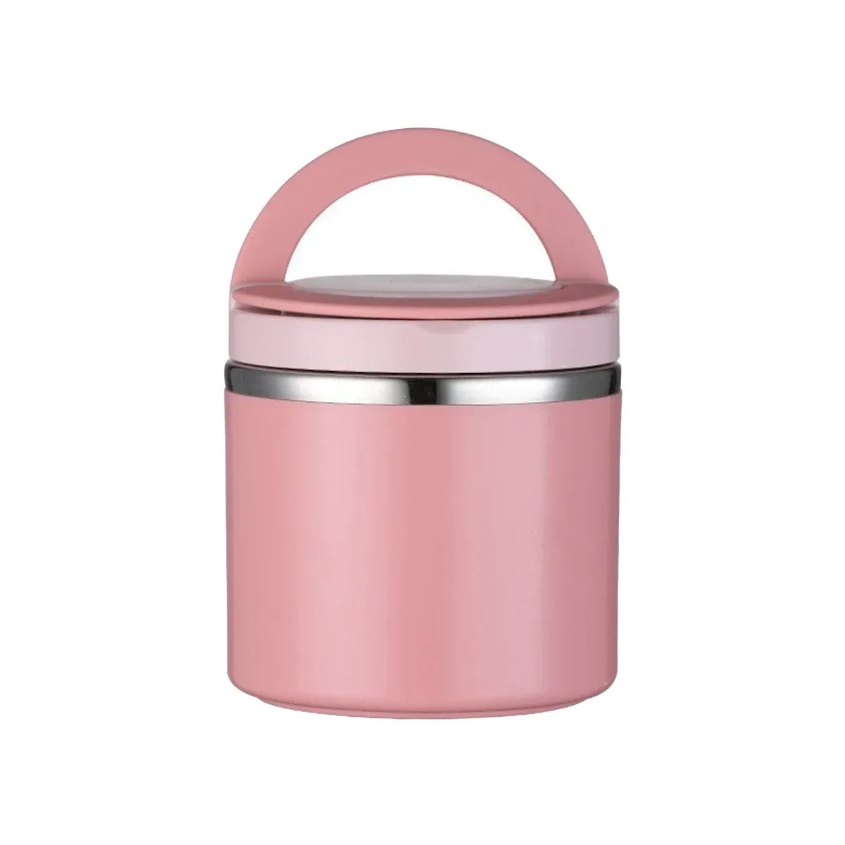1L Large Capacity Stainless Steel Insulated Lunch Box Food Container Durable - Pink