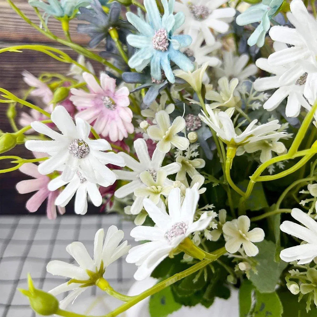6x Artificial Small Soft Chrysanthemum Home Office Daisy Flower Party Decor DIY