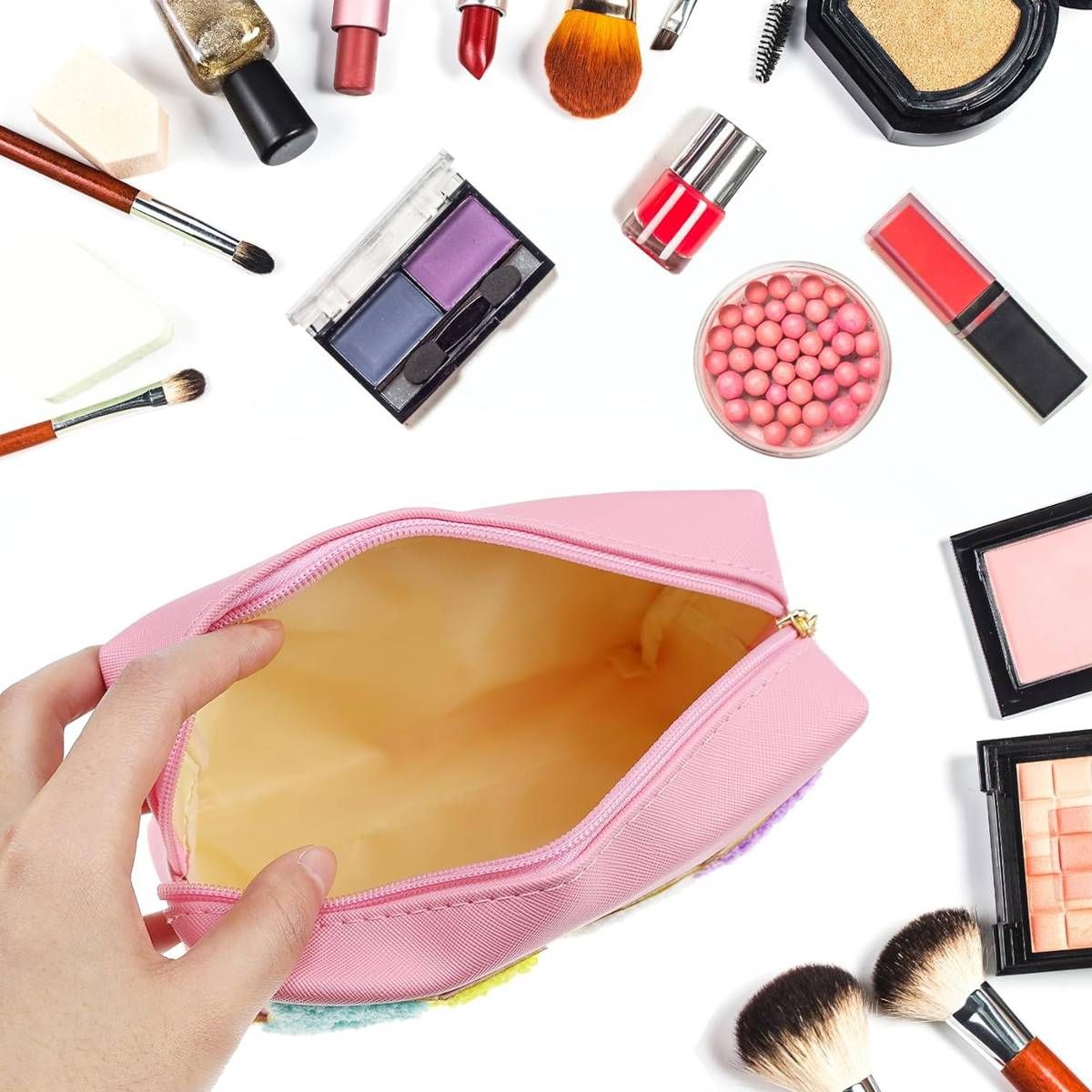 3PCS Waterproof Cosmetic Bag Large Capacity Toiletry Organizer Portable Bag