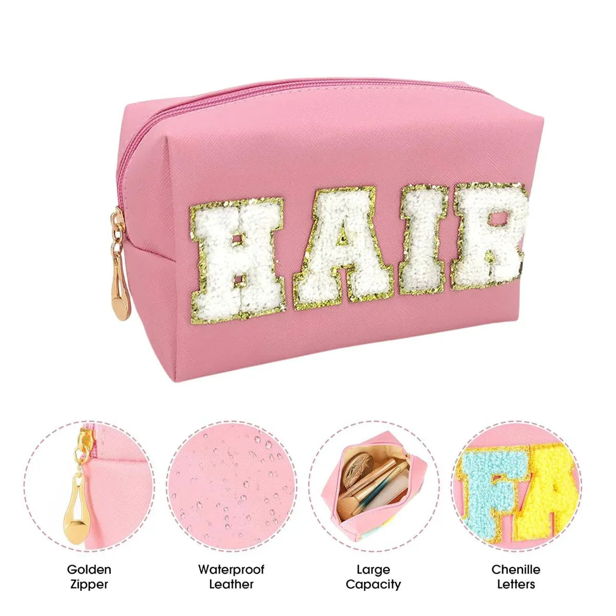 3PCS Waterproof Cosmetic Bag Large Capacity Toiletry Organizer Portable Bag