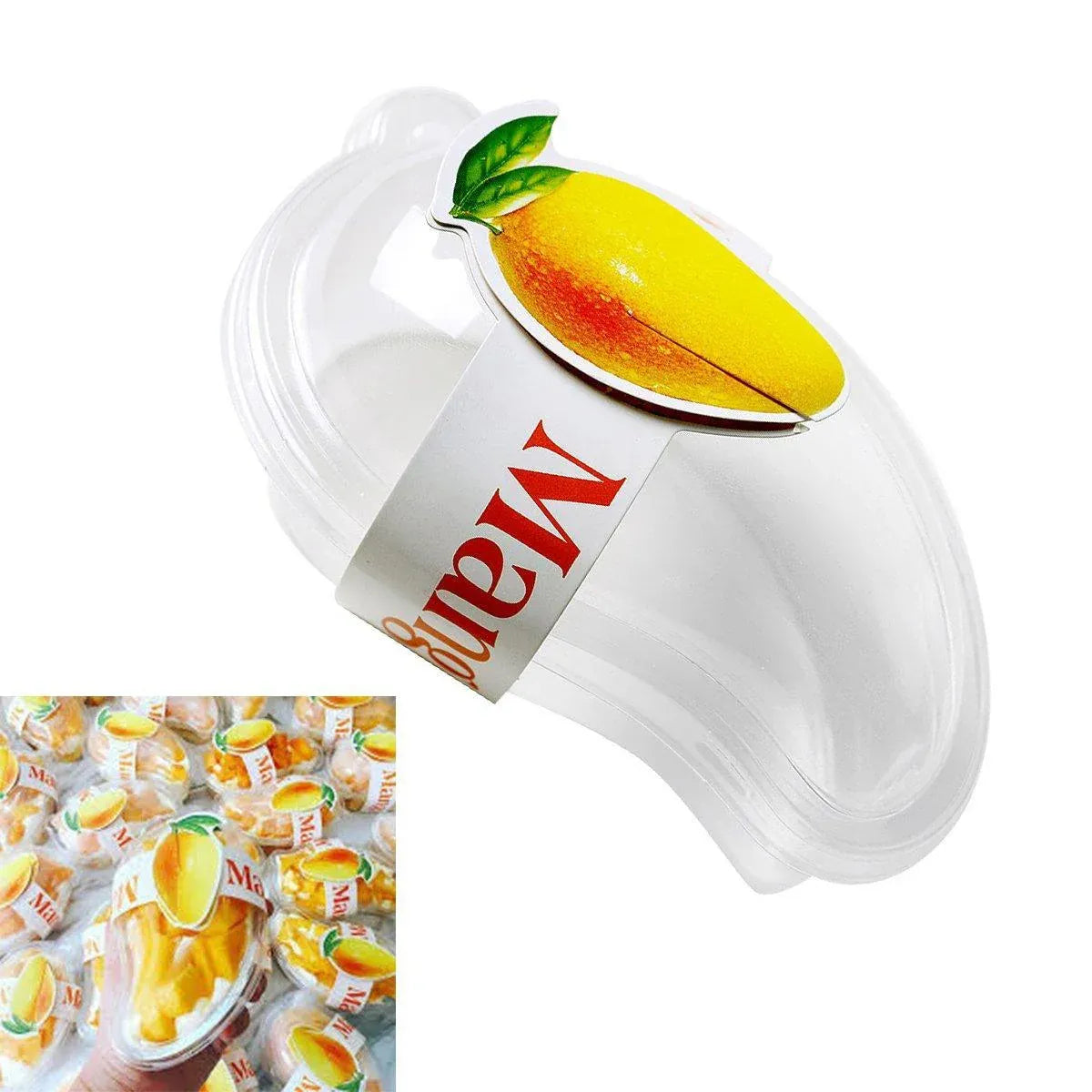 100PCS Clear Cake Boxes for Mousse Fruit Mango Layered Desserts Ice Cream Pastry