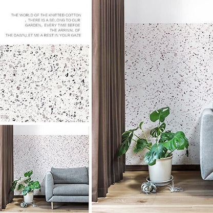 10M Marble Self-Adhesive PVC Wall Sticker Wallpaper Decor - Gravel-C