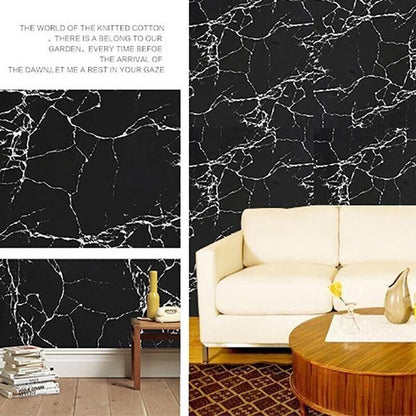 10M Marble Self-Adhesive PVC Wall Sticker Wallpaper Decor - Gravel-C