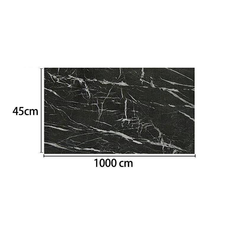 10M Marble Self-Adhesive PVC Wall Sticker Wallpaper Decor - White Marble-B