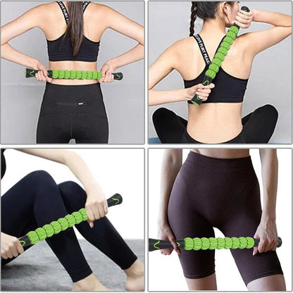 Muscle Massage Sticks Fitness Sport Fascia Rods High Strength Relaxation Roller - Pink