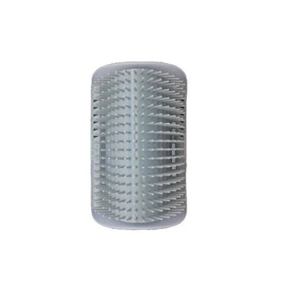 Pet Cat Self Massage Brush Comb Scratcher Wall Corner Self Groomer Grooming Toys - Grey