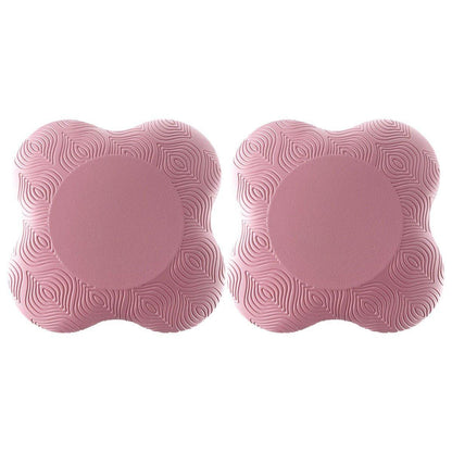 2pcs Thick Yoga Kneeling Mat Knee Cushion for Elbow Support Gym Workout Pad - Purple