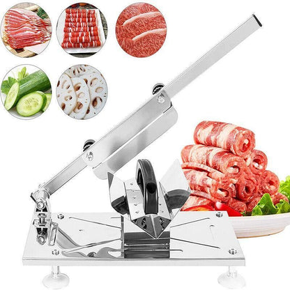 anual Frozen Meat Slicer Stainless Steel Cutter for Beef Mutton Vegetables
