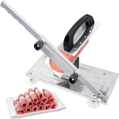 anual Frozen Meat Slicer Stainless Steel Cutter for Beef Mutton Vegetables