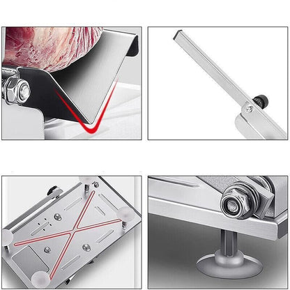 anual Frozen Meat Slicer Stainless Steel Cutter for Beef Mutton Vegetables