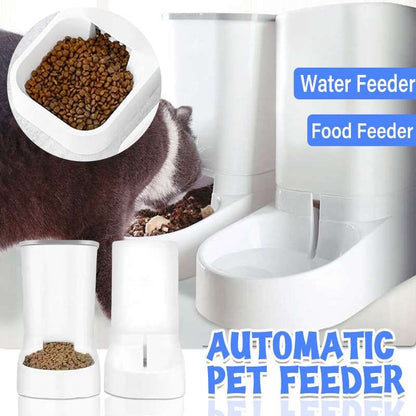 Automatic Pet Dog Cat Food Water Dispenser Feeder Self Feeding Bowl Bottle - Food