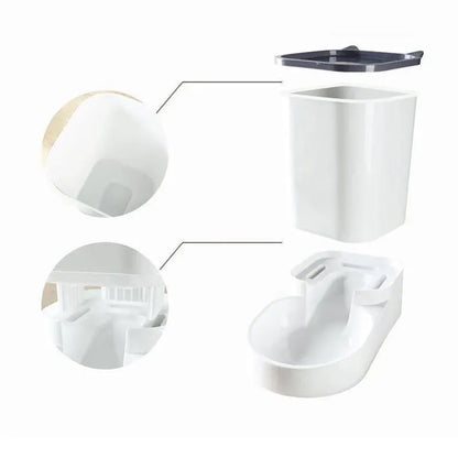 Automatic Pet Dog Cat Food Water Dispenser Feeder Self Feeding Bowl Bottle - Food