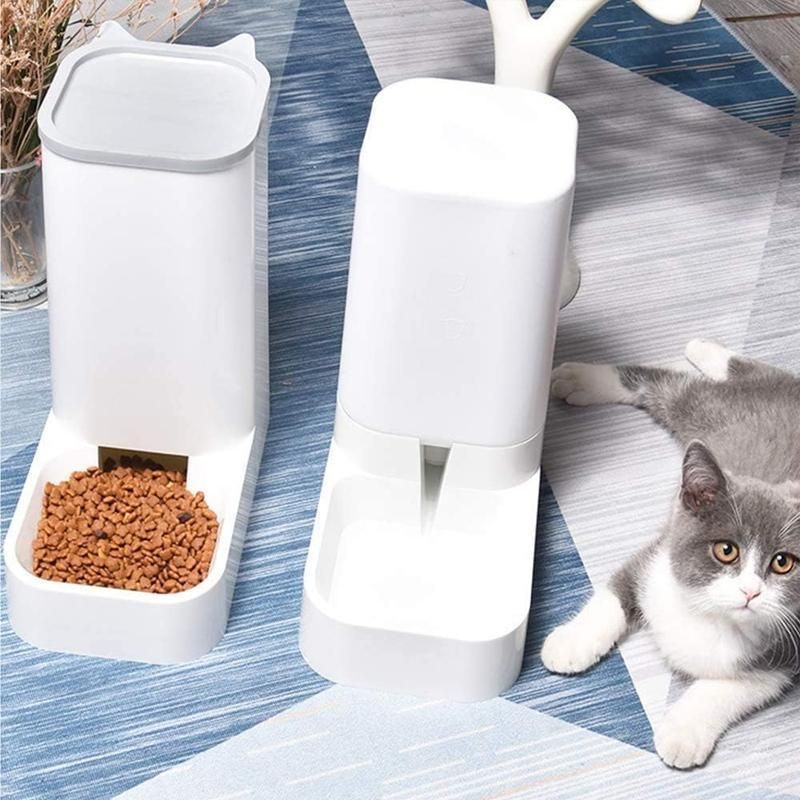 Automatic Pet Dog Cat Food Water Dispenser Feeder Self Feeding Bowl Bottle - Food