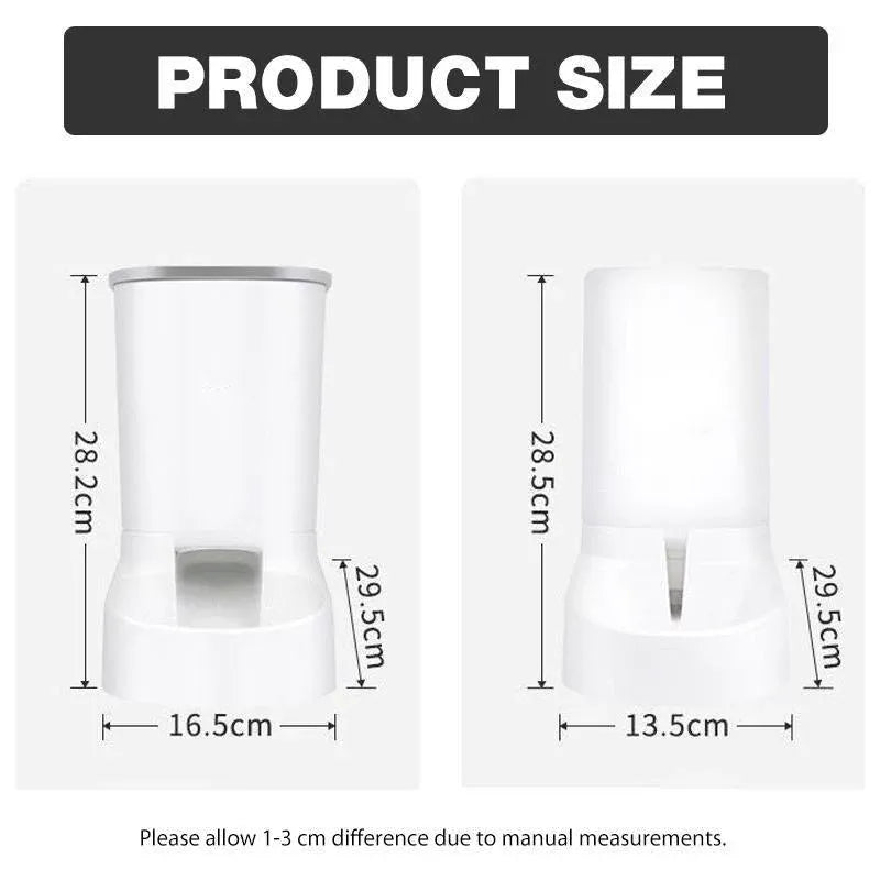 Automatic Pet Dog Cat Food Water Dispenser Feeder Self Feeding Bowl Bottle - Food