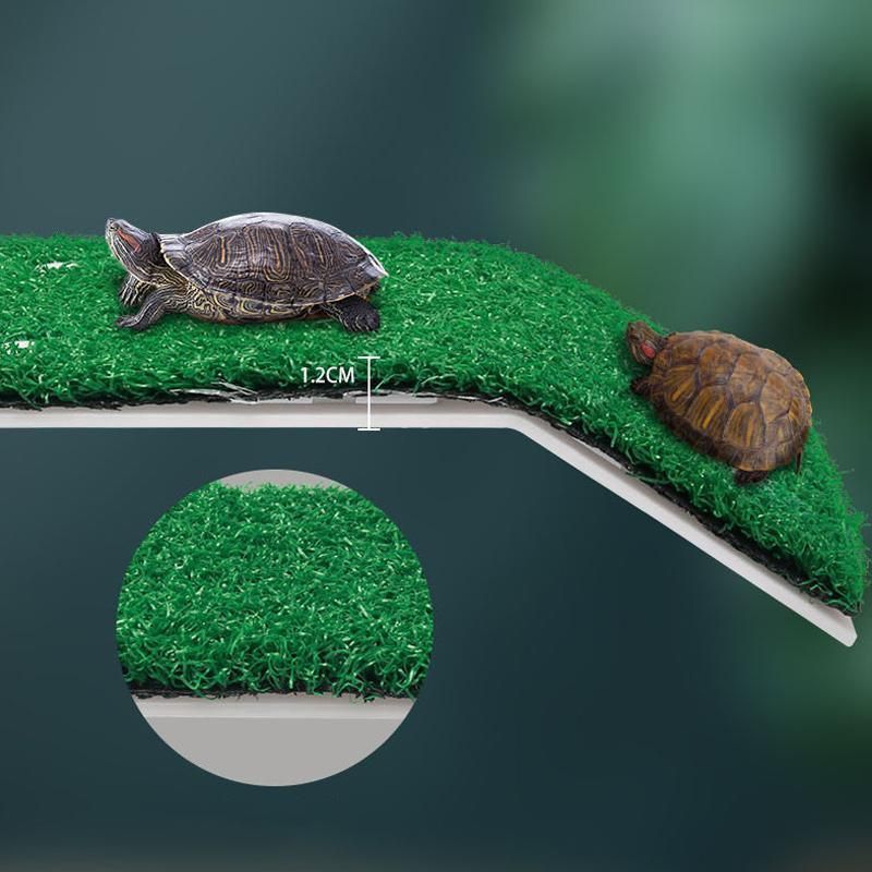 Turtle Basking Platform Ramp Reptile Tank Ladder Resting Terrace Simulation - L