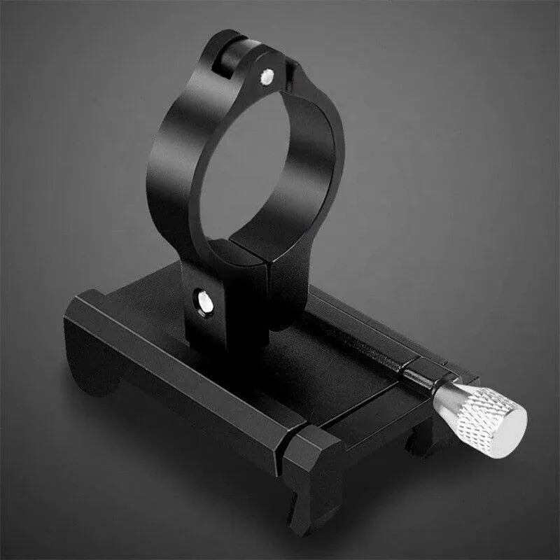 Aluminium Alloy Bicycle Phone Holder Handlebar Mount For Bike Motorcycle - Black