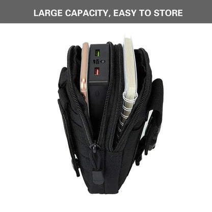 Outdoor Tactical Waist Bag Durable for Hiking Camping Travel Sports