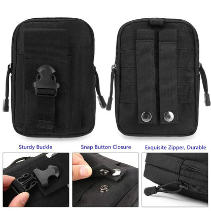Outdoor Tactical Waist Bag Durable for Hiking Camping Travel Sports