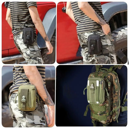 Outdoor Tactical Waist Bag Durable for Hiking Camping Travel Sports