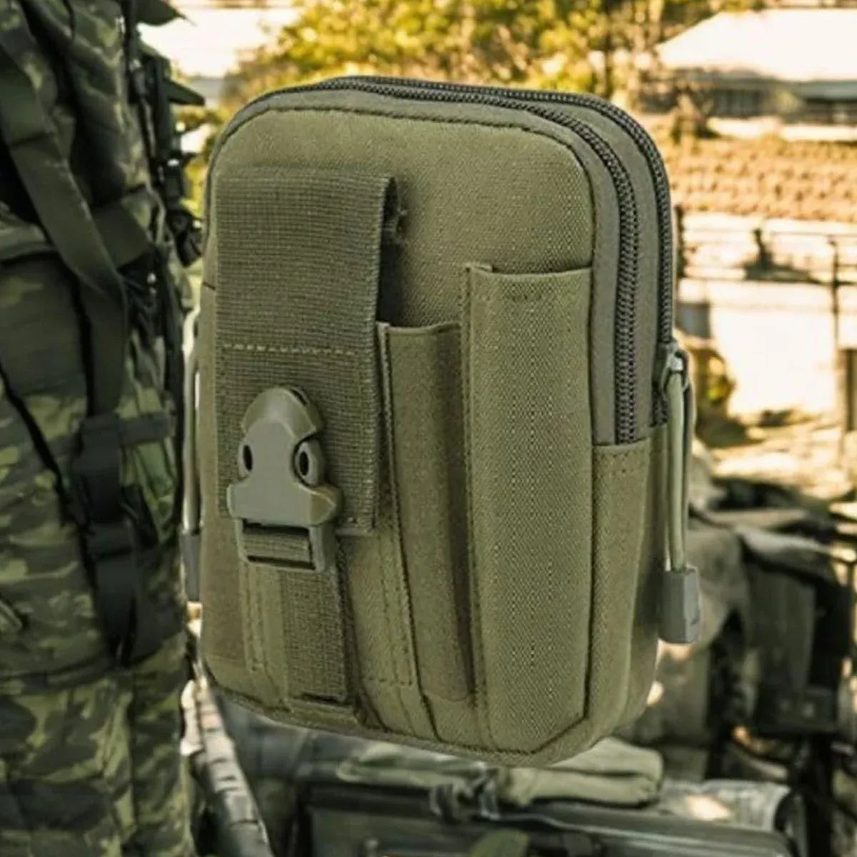Outdoor Tactical Waist Bag Durable for Hiking Camping Travel Sports