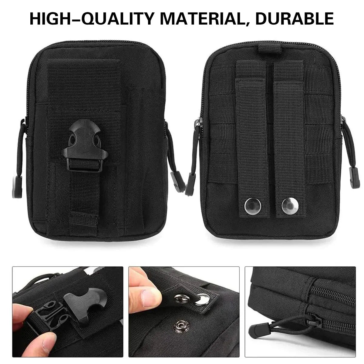 Outdoor Tactical Waist Bag Durable for Hiking Camping Travel Sports