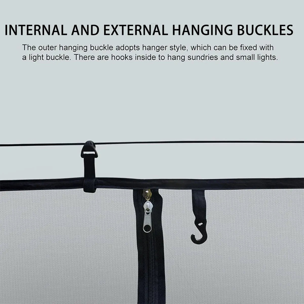 Hammock Mosquito Net Separate Anti-Mosquito Cover For Outdoor Picnic Camping - Grey