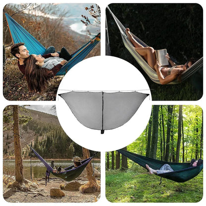 Hammock Mosquito Net Separate Anti-Mosquito Cover For Outdoor Picnic Camping - Grey