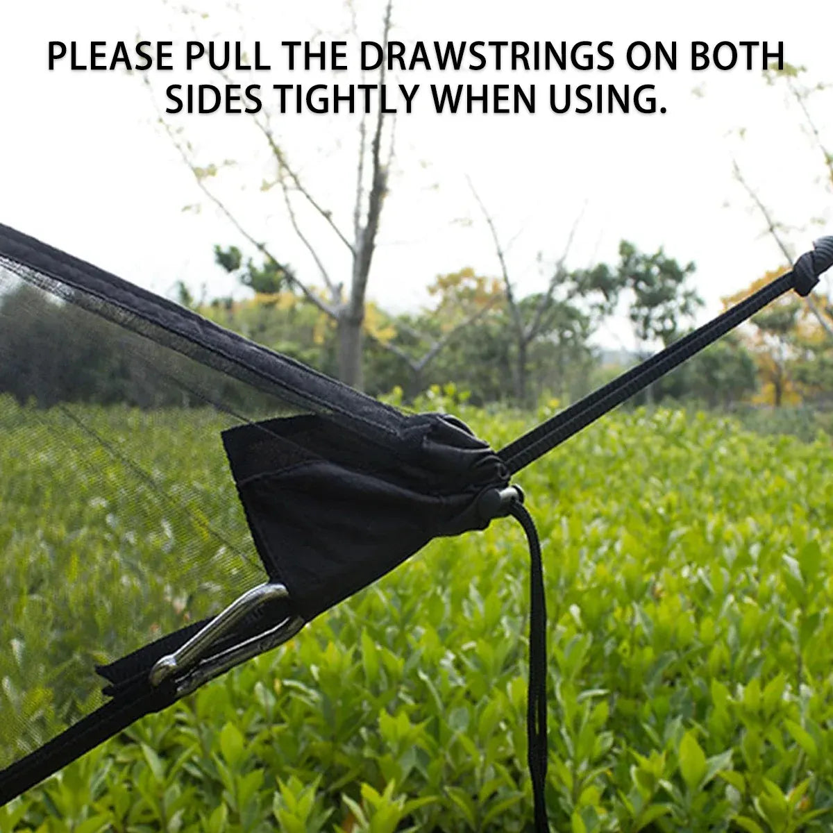 Hammock Mosquito Net Separate Anti-Mosquito Cover For Outdoor Picnic Camping - Grey