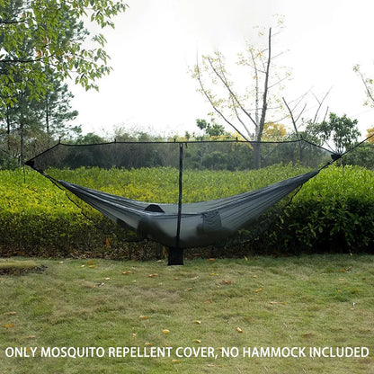 Hammock Mosquito Net Separate Anti-Mosquito Cover For Outdoor Picnic Camping - Grey