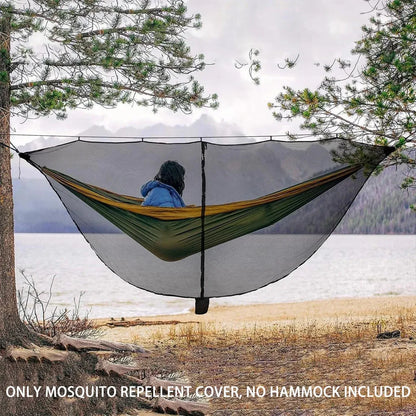 Hammock Mosquito Net Separate Anti-Mosquito Cover For Outdoor Picnic Camping - Grey