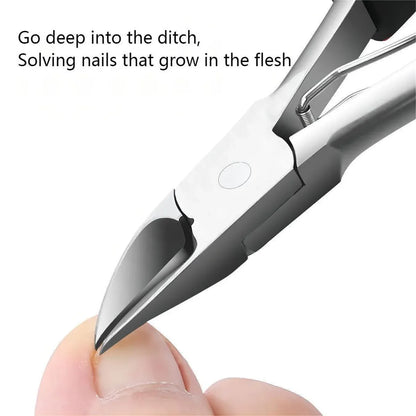 Professional Nail Clippers Set Manicure Pedicure Kit Stainless Steel Tools