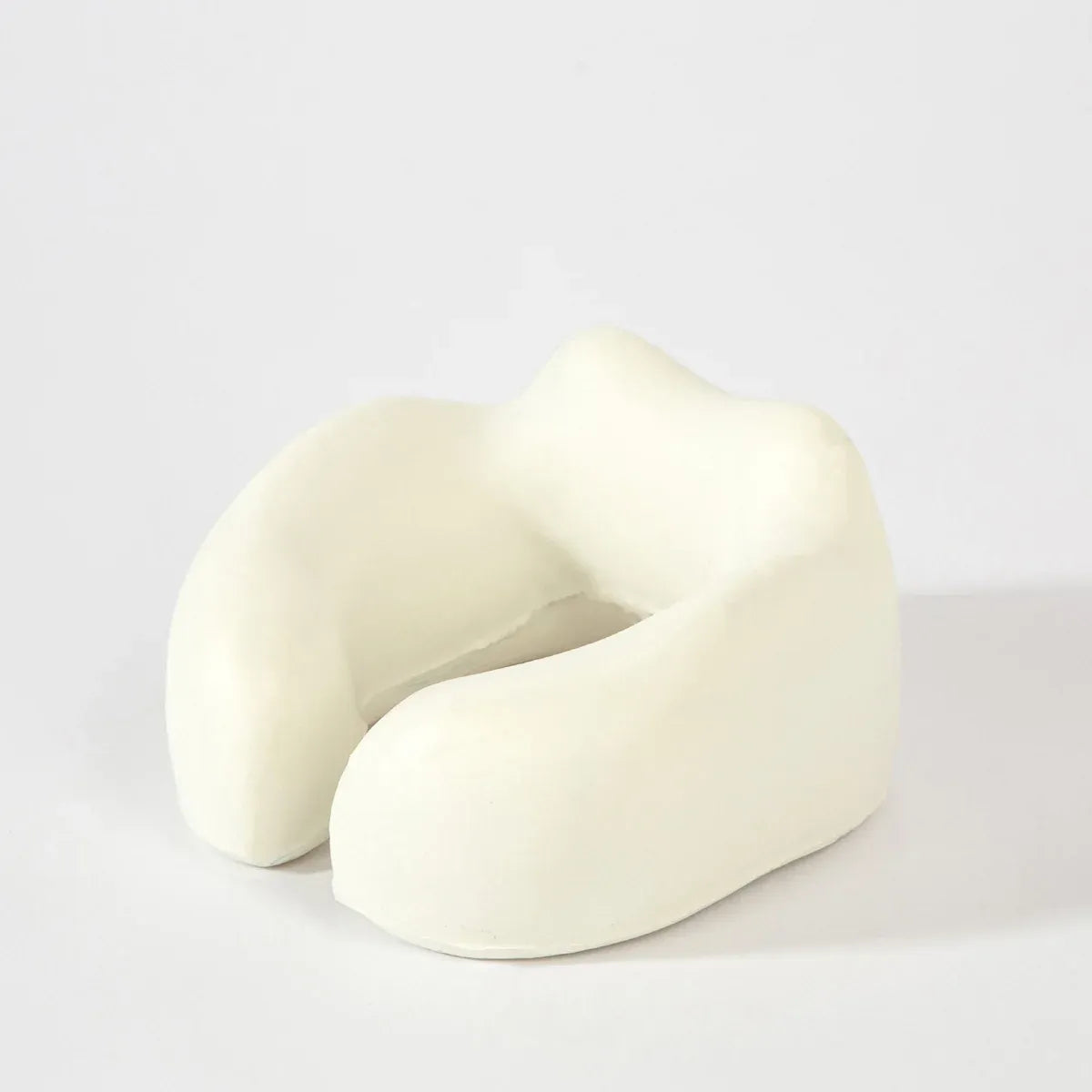 Travel Neck Pillow Memory Foam U Shape Grey Cushion for Airplane Train Support - DarK Blue