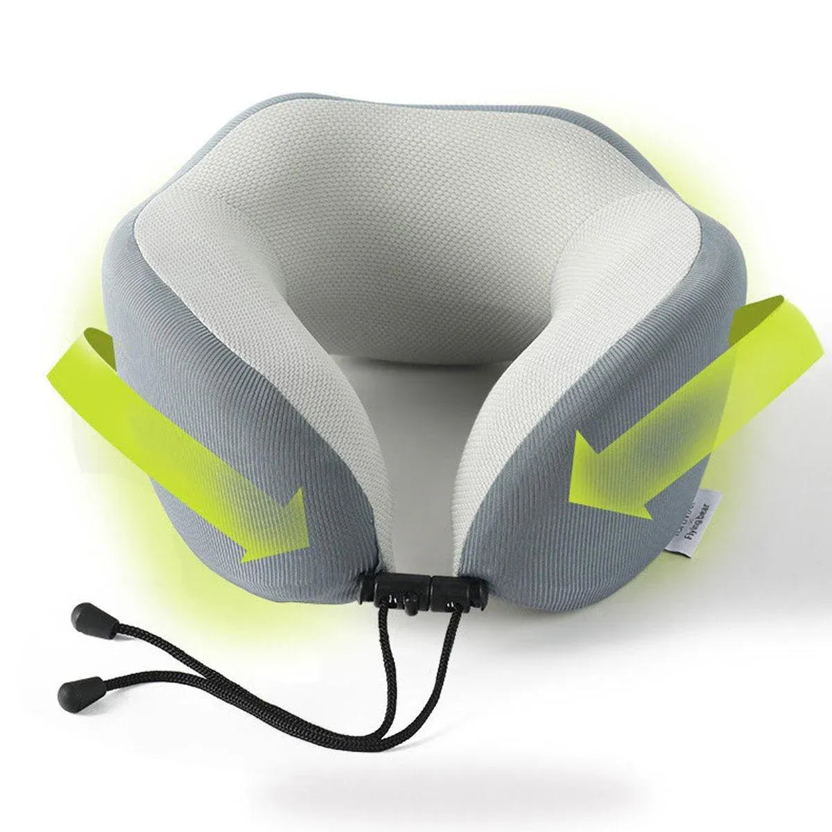Memory Foam U Shaped Neck Pillow Travel Portable Office Nap Support Pillow - Green