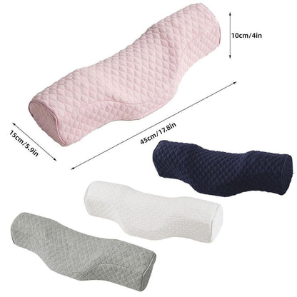 Orthopedic Memory Foam Cervical Neck Pillow for Sleep Support Slow Rebound - Navy