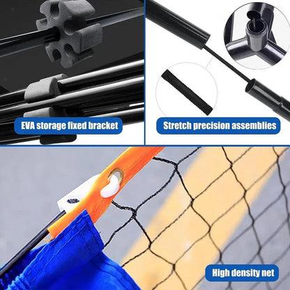 Tennis Badminton Volleyball Net 3M Portable Sports Training Net For Outdoor Court