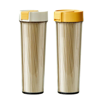 Noodle Storage Box Storage Storage Cylinder Kitchen Noodle Container Airtight - Yellow