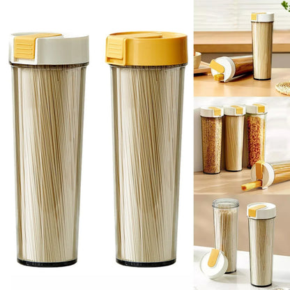 Noodle Storage Box Storage Storage Cylinder Kitchen Noodle Container Airtight - Yellow