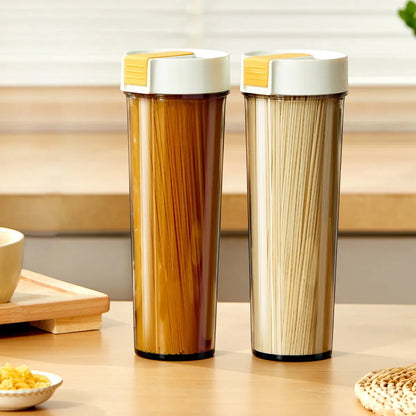 Noodle Storage Box Storage Storage Cylinder Kitchen Noodle Container Airtight - Yellow