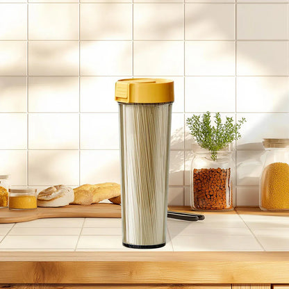 Noodle Storage Box Storage Storage Cylinder Kitchen Noodle Container Airtight - Yellow