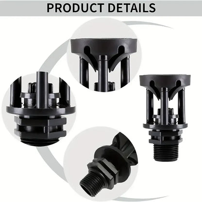 10pcs Atomizing Nozzles Water Spray Heads for Lawn Garden Green Belts Irrigation - 1/2 inch