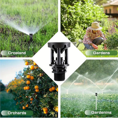 10pcs Atomizing Nozzles Water Spray Heads for Lawn Garden Green Belts Irrigation - 3/4 inch