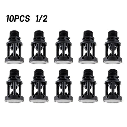 10pcs Atomizing Nozzles Water Spray Heads for Lawn Garden Green Belts Irrigation - 3/4 inch