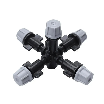 20PCS Anti-Drip Misting Nozzle Water Spray Drip Hanging Atomizing Nozzle Fog Cross