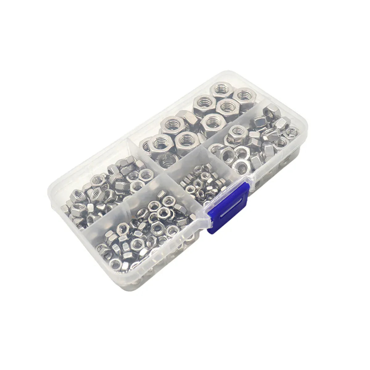 Stainless Steel Nuts 220pcs Nut Sets Hardware Fasteners Assortment Kit Nuts