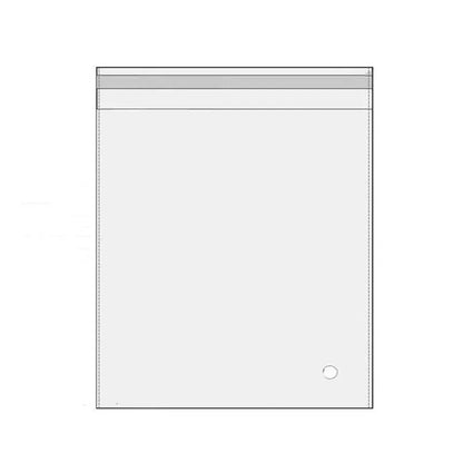 Multi-size Clear Self-Seal Cellophane Bags - Bulk Adhesive Opp - 30*40