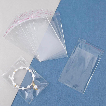 Multi-size Clear Self-Seal Cellophane Bags - Bulk Adhesive Opp - 30*40