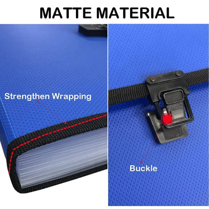 Expanding File A4 13 Pocket Document Organiser Paper Storage Wallet Folder
