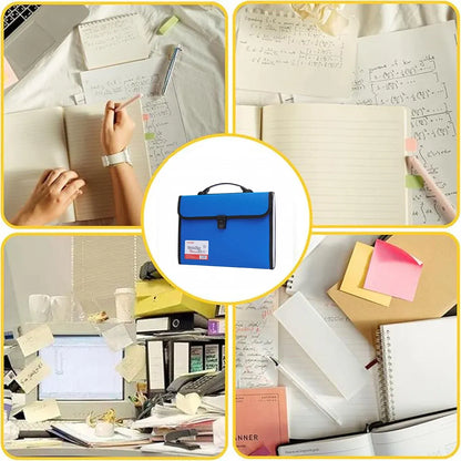 Expanding File A4 13 Pocket Document Organiser Paper Storage Wallet Folder