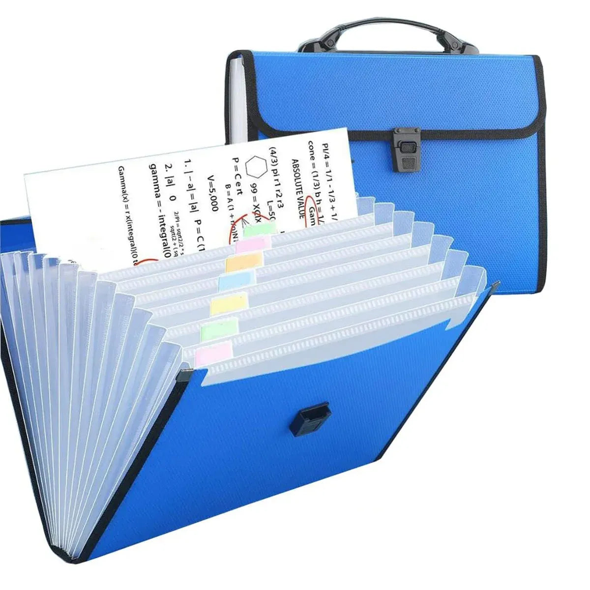 Expanding File A4 13 Pocket Document Organiser Paper Storage Wallet Folder