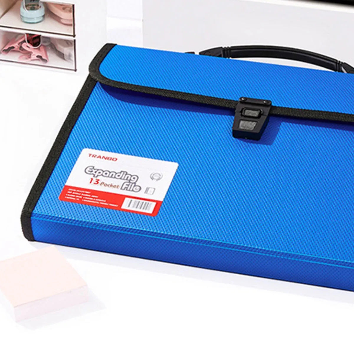 Expanding File A4 13 Pocket Document Organiser Paper Storage Wallet Folder